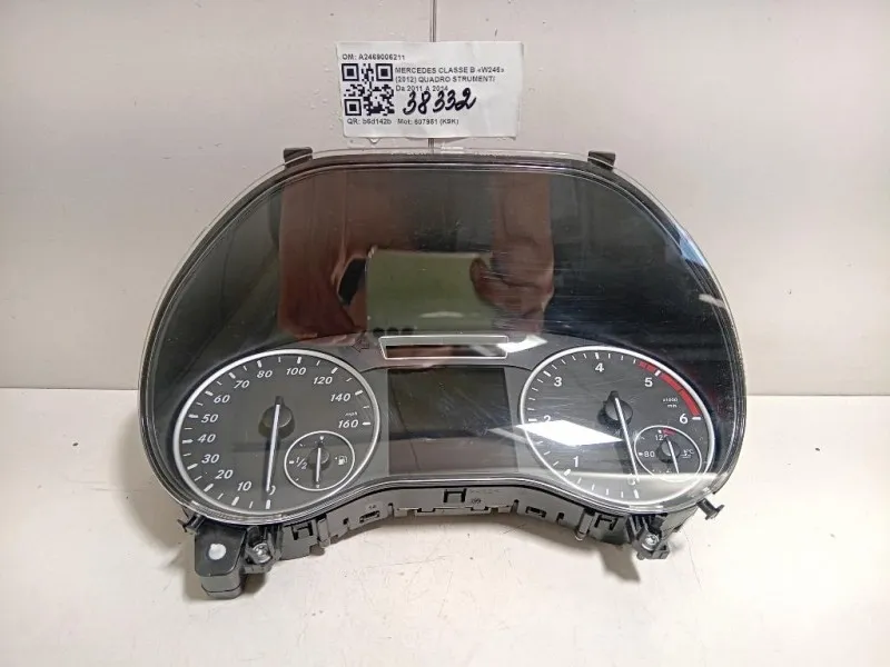 Quadro Strumenti A2469006211 Mercedes Classe B W246 2012