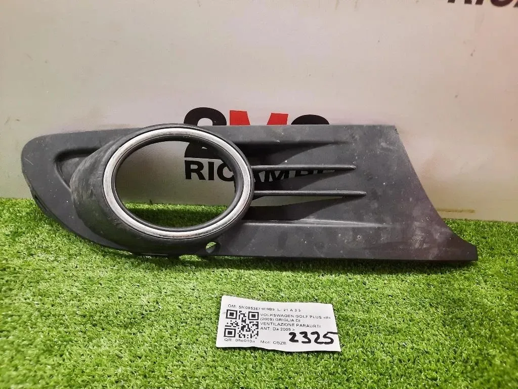 Griglia DI Ventilazione Paraurti ANT 5M0853671E9B9 Volkswagen GOLF PLUS II 2009