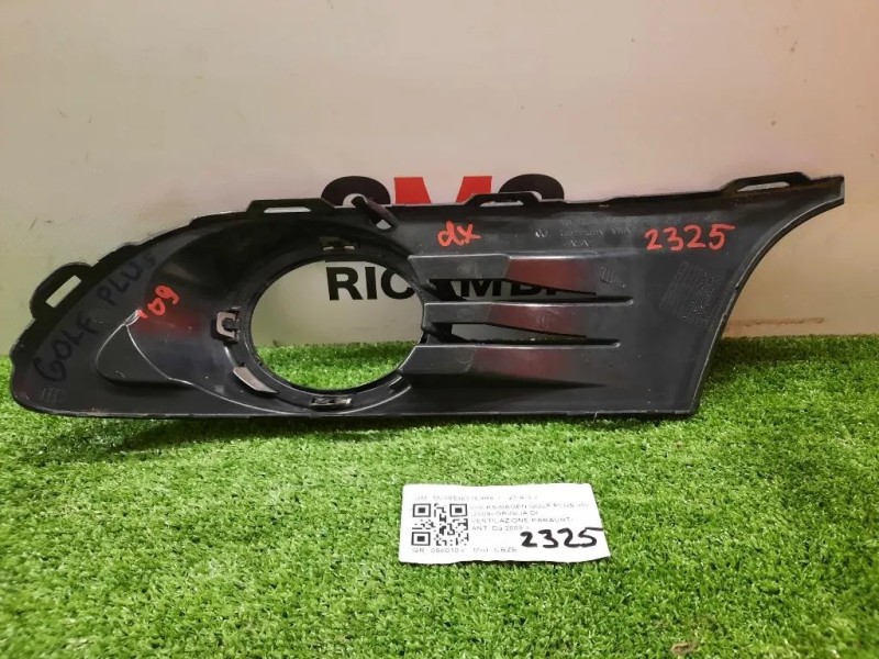 Griglia DI Ventilazione Paraurti ANT 5M0853671E9B9 Volkswagen GOLF PLUS II 2009