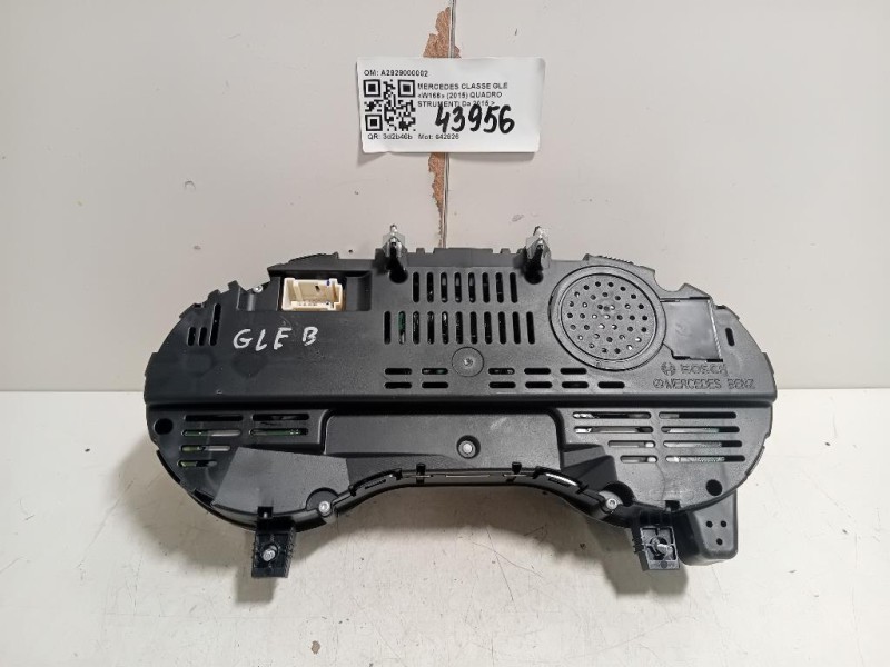 Quadro Strumenti A2929000002 Mercedes Classe GLE W166 2015