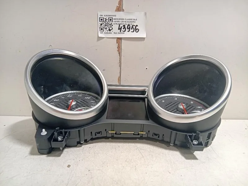 Quadro Strumenti A2929000002 Mercedes Classe GLE W166 2015