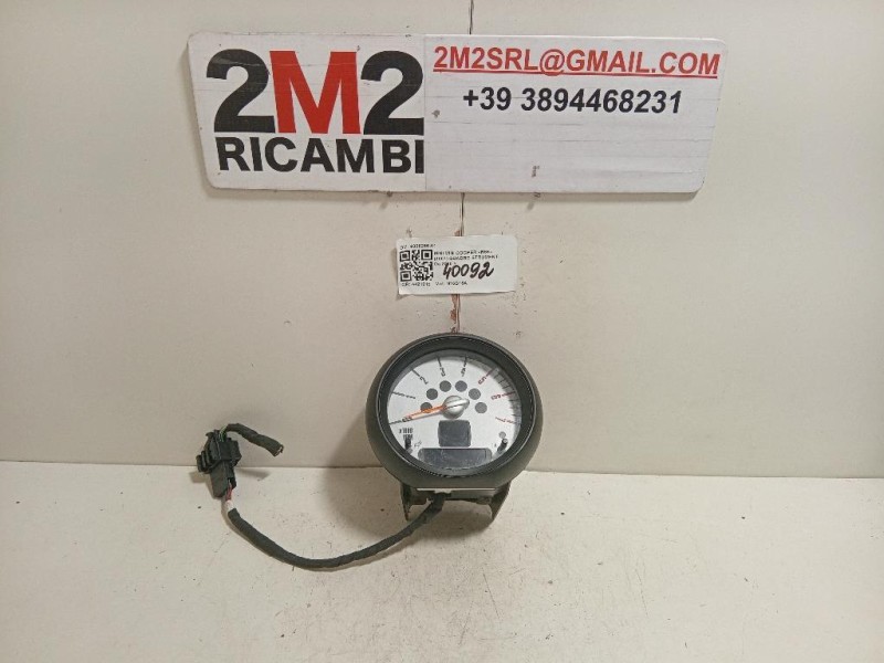 Quadro Strumenti 9306256-01 Mini MINI Cooper R56 2007