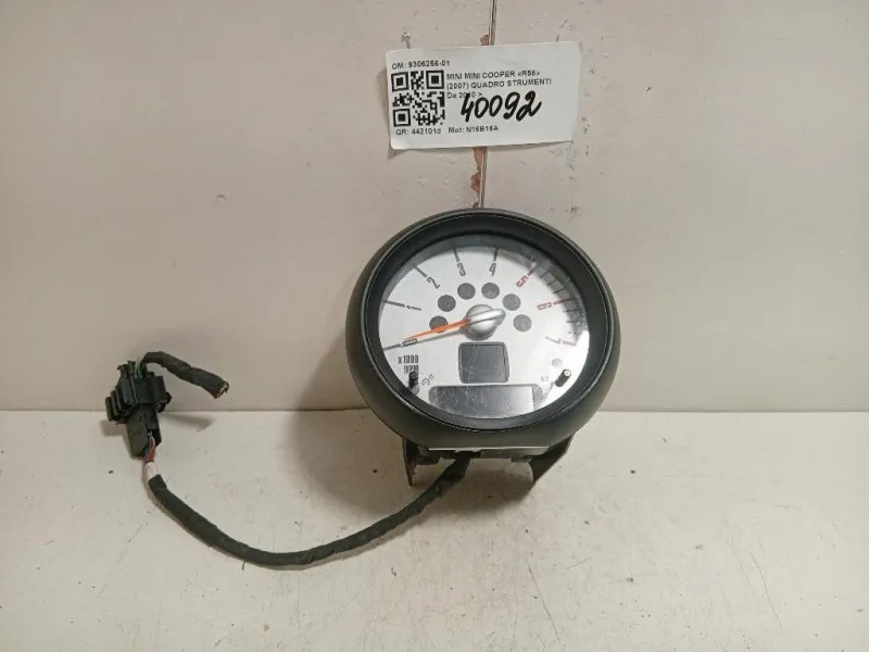 Quadro Strumenti 9306256-01 Mini MINI Cooper R56 2007
