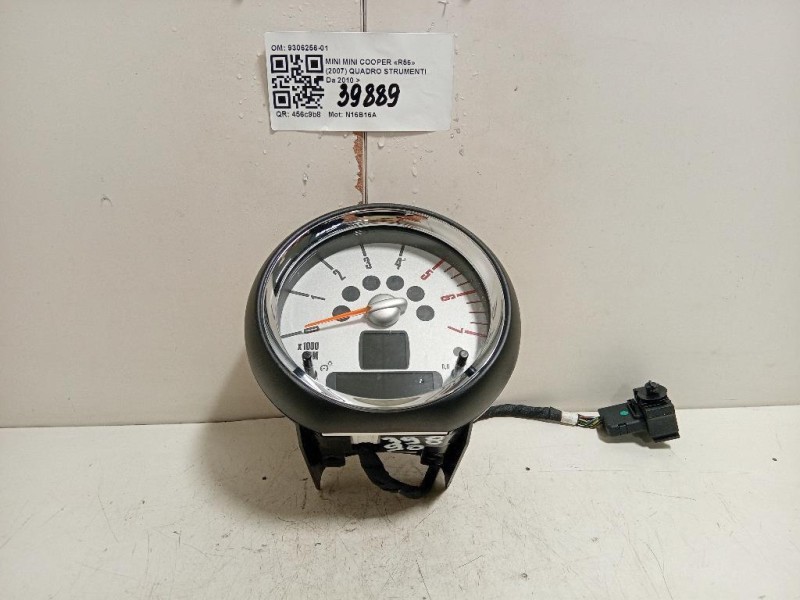 Quadro Strumenti 9306256-01 Mini MINI Cooper R56 2007