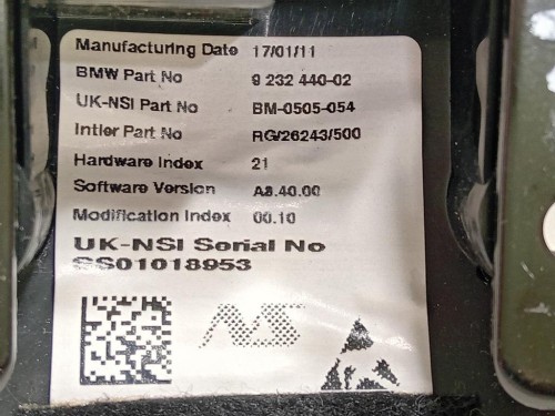 Quadro Strumenti BM-0505-054 Mini MINI Cooper R56 2007