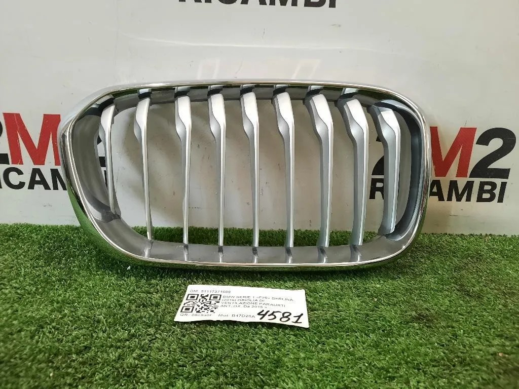 Griglia DI Ventilazione Paraurti ANT DX 51117371688 DESTRO Bmw Serie 1 F20 Berlina 2015