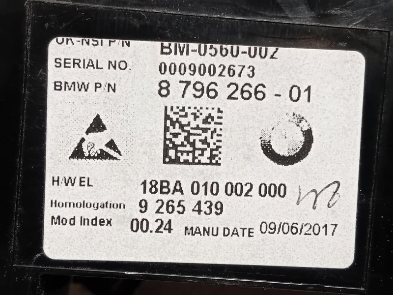 Quadro Strumenti 62106843993 Mini MINI ONE F55 2014