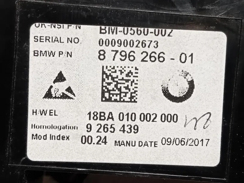 Quadro Strumenti 62106843993 Mini MINI ONE F55 2014