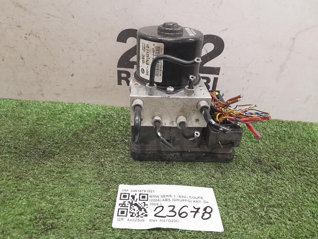 ABS Gruppo ANT 34516791521 Bmw Serie 1 E82 Coupe 2005