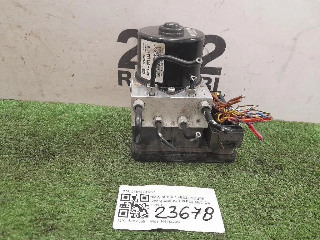 ABS Gruppo ANT 34516791521 Bmw Serie 1 E82 Coupe 2005