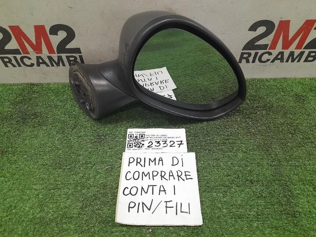 Retrovisore Esterno ANT DX 735481647 Fiat 500 II 2008