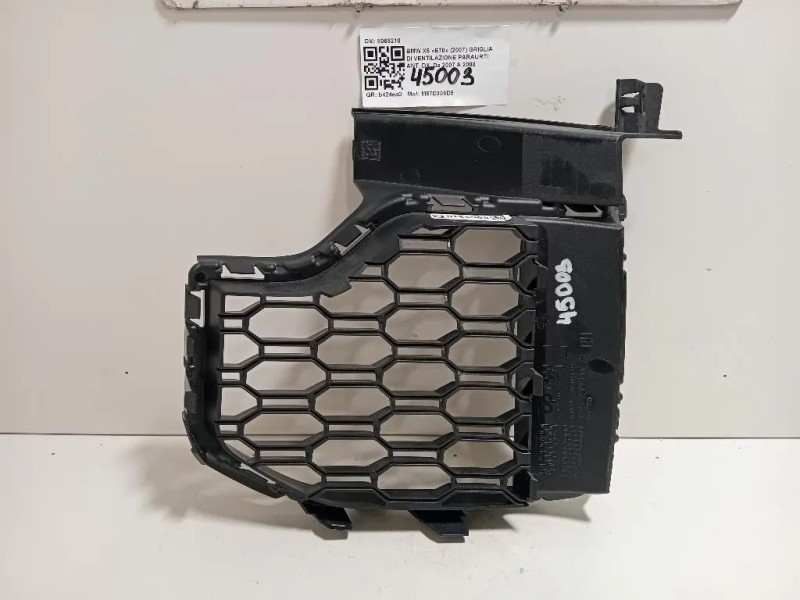 Griglia DI Ventilazione Paraurti ANT DX 8069210 Bmw X5 E70 2007