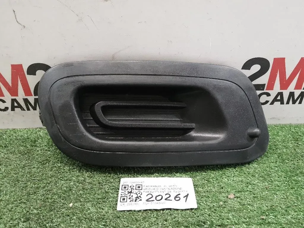 Griglia DI Ventilazione Paraurti ANT DX 735520447 Fiat Panda III 2012