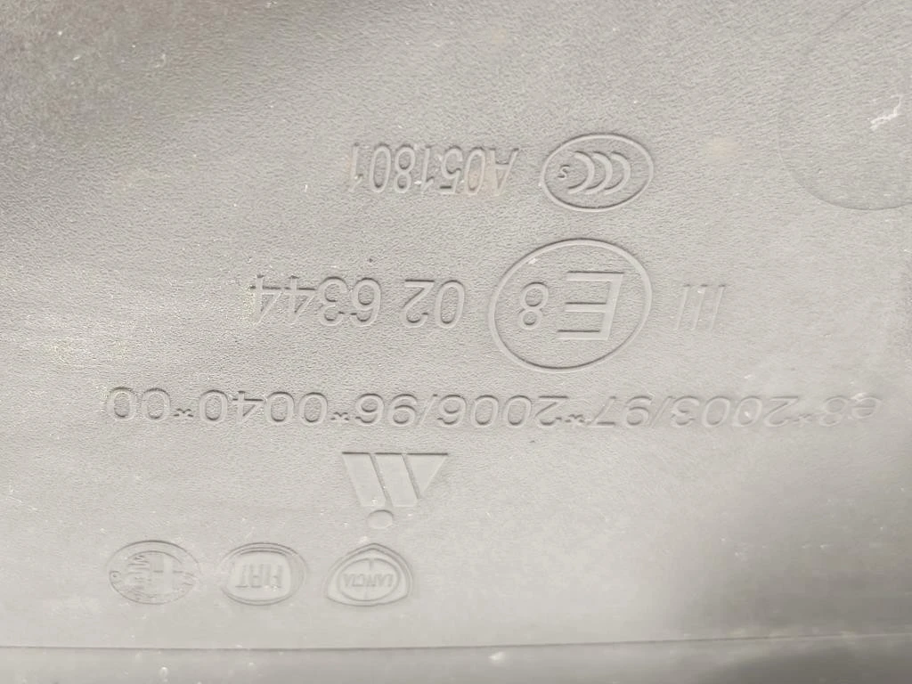 Retrovisore Esterno ANT DX 5 FILI SPECCHIO VETRO SPECCHIETTO Fiat 500L 2013