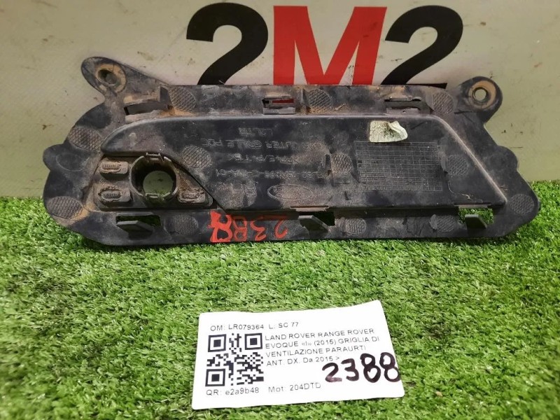 Griglia DI Ventilazione Paraurti ANT DX GJ3215A298C Land Rover Range Rover Evoque I 2015