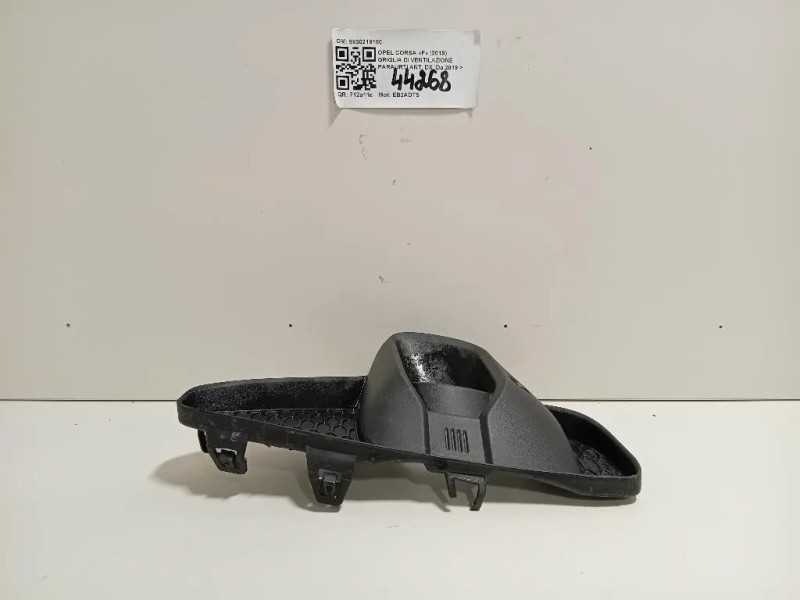 Griglia DI Ventilazione Paraurti ANT DX 9830218180 Opel Corsa F 2019