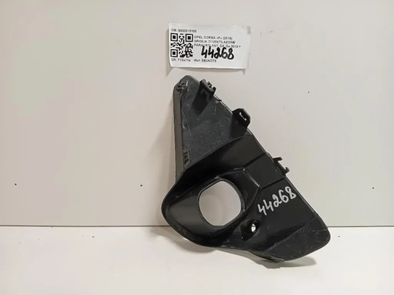 Griglia DI Ventilazione Paraurti ANT DX 9830218180 Opel Corsa F 2019