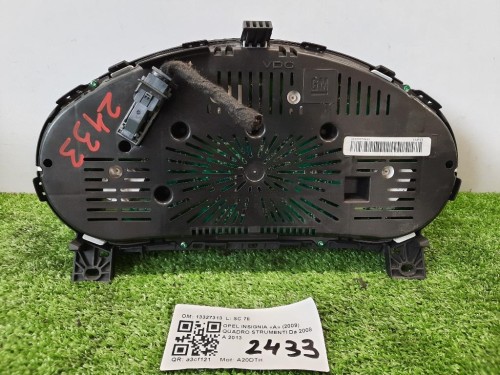 Quadro Strumenti 13327313 Opel Insignia A 2009