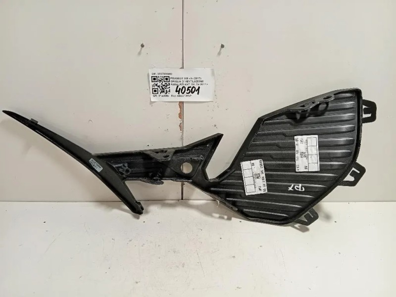 Griglia DI Ventilazione Paraurti ANT DX 9837886980 Peugeot 308 II 2017