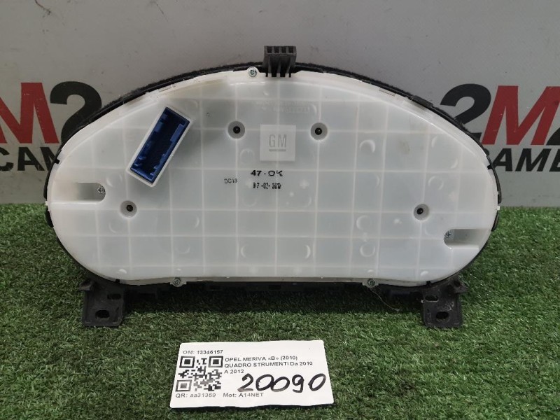Quadro Strumenti 13346157 Opel Meriva B 2010
