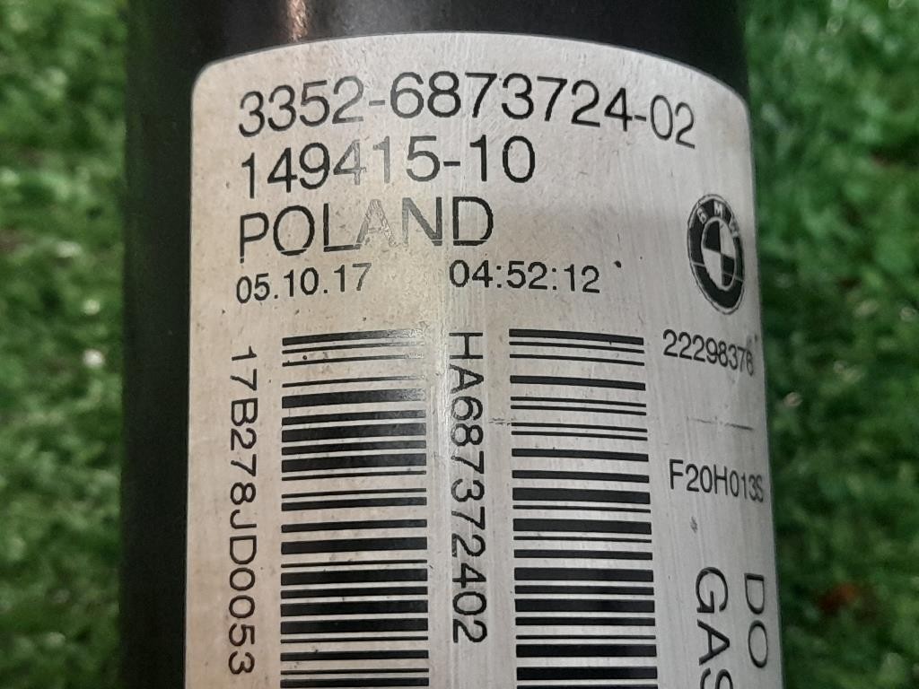 Ammortizzatore POST SX 687372402 33526873724 Bmw Serie 1 F20 Berlina 2012
