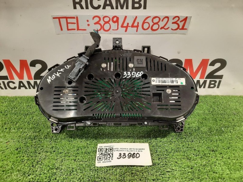 Quadro Strumenti 654663731 Opel Mokka 2013