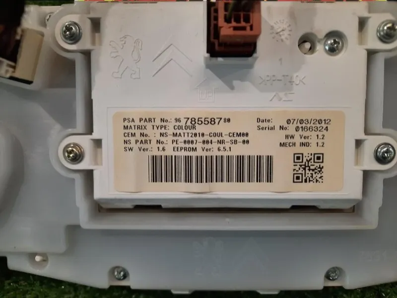 Quadro Strumenti 9678558780 Peugeot 208 I 2012