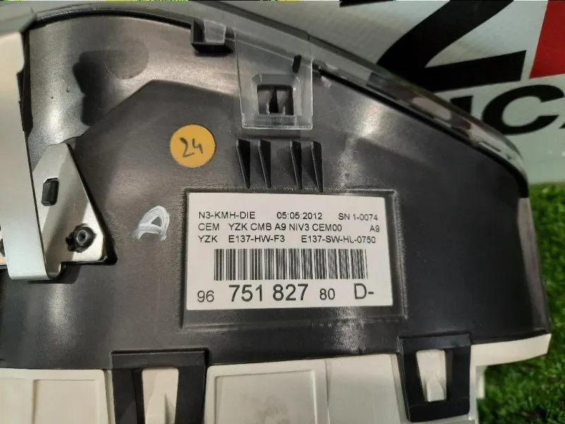 Quadro Strumenti 9678558780 Peugeot 208 I 2012