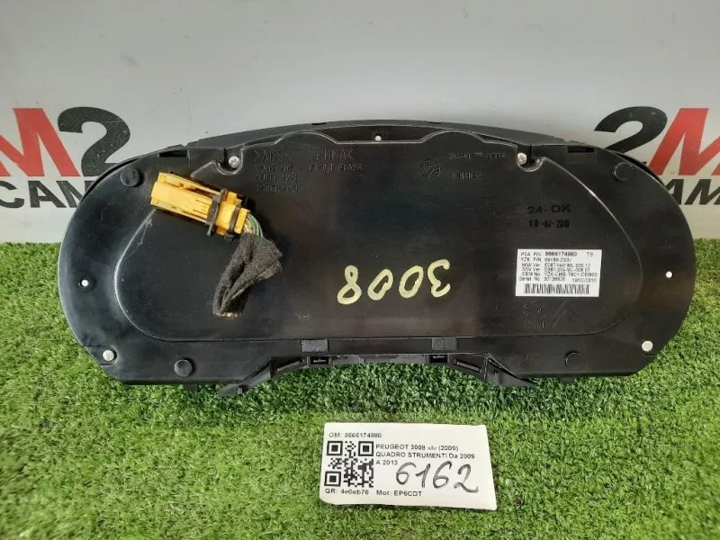 Quadro Strumenti 9666174980 Peugeot 3008 I 2009