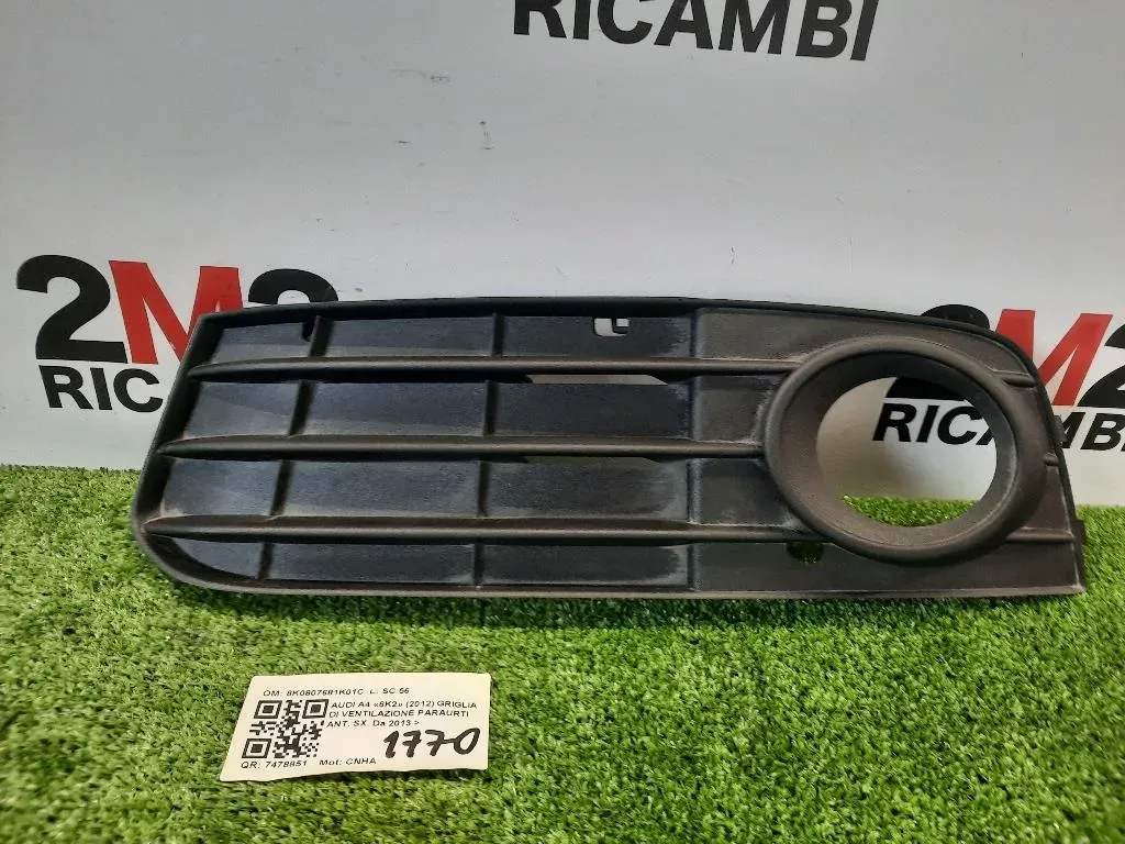 Griglia DI Ventilazione Paraurti ANT SX 8K0807681K01C Audi A4 8K2 2012