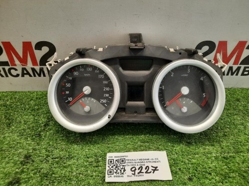 Quadro Strumenti 8200399701 Renault Megane II CC 2003