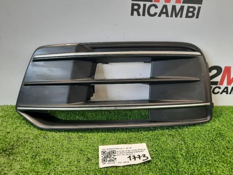 Griglia DI Ventilazione Paraurti ANT SX 80A807679DFUQ Audi Q5 FYB 2016