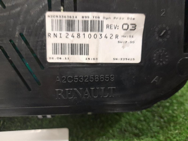 Quadro Strumenti A2C53258659 Renault Mégane III 2009