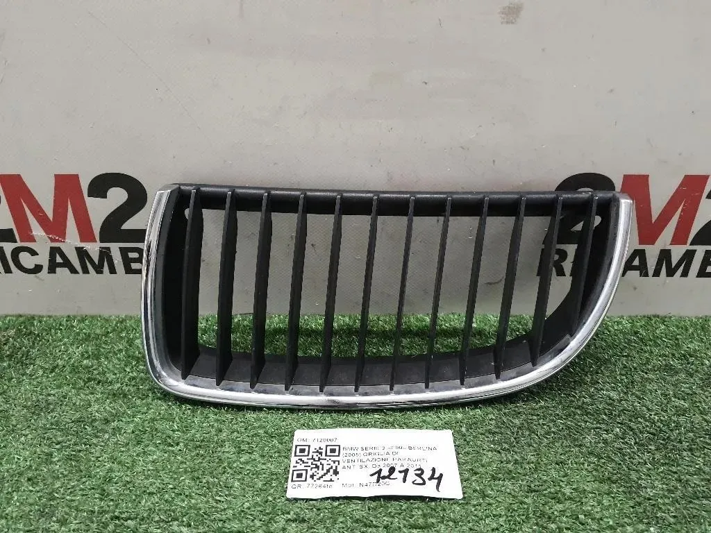 Griglia DI Ventilazione Paraurti ANT SX 7120007 Bmw Serie 3 E90 Berlina 2005