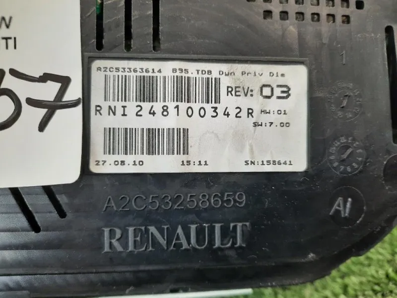 Quadro Strumenti 248100342R CONTACHILOMETRI Renault Mégane III SW 2009