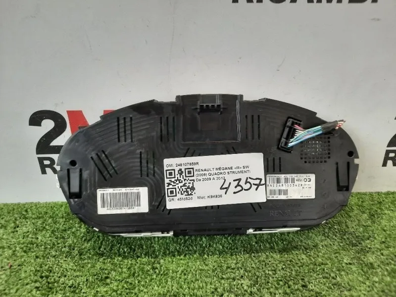 Quadro Strumenti 248100342R CONTACHILOMETRI Renault Mégane III SW 2009