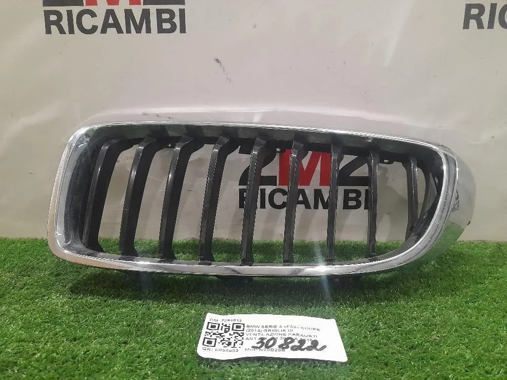 Griglia DI Ventilazione Paraurti ANT SX 7294813 Bmw Serie 4 F32 Coupe 2014