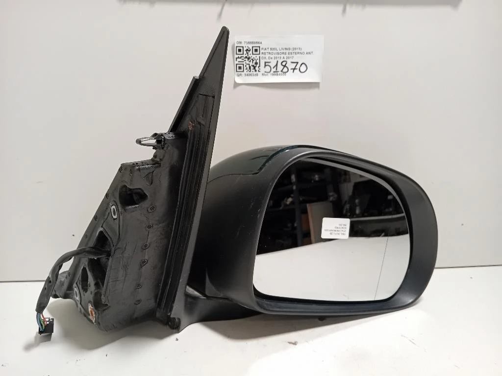 Retrovisore Esterno ANT DX 5 FILI 735558564 Fiat 500L Living 2013