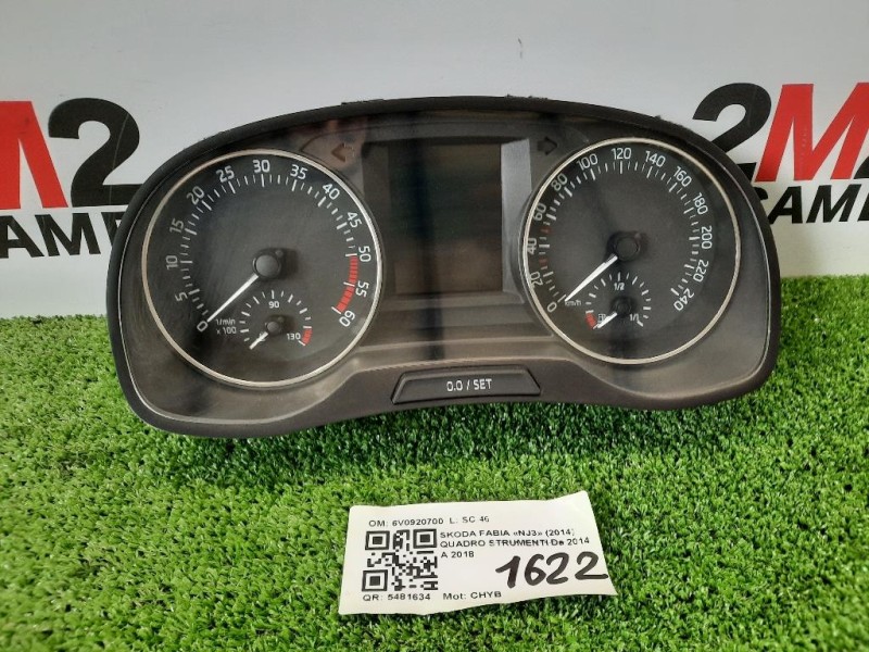 Quadro Strumenti 6V0920700 Skoda Fabia NJ3 2014