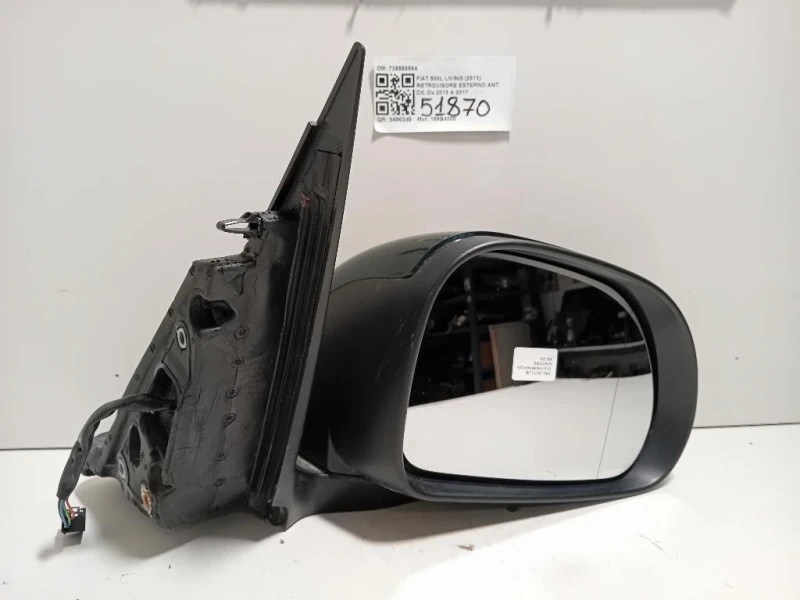 Retrovisore Esterno ANT DX 5 FILI 735558564 Fiat 500L Living 2013