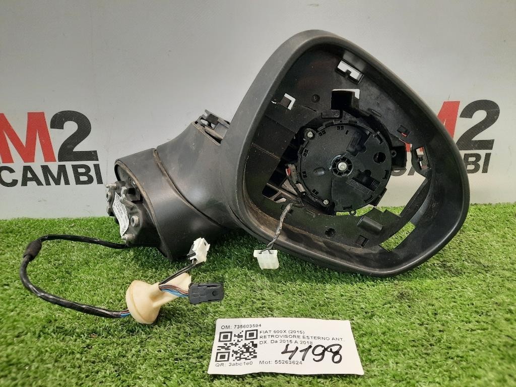 Griglia DI Ventilazione Paraurti ANT SX 735390885 Fiat Panda II 2004
