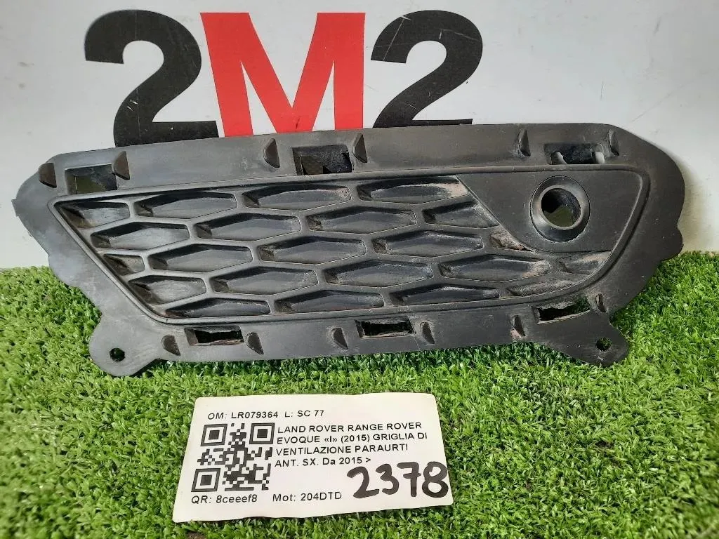 Griglia DI Ventilazione Paraurti ANT SX LR079364 Land Rover Range Rover Evoque I 2015