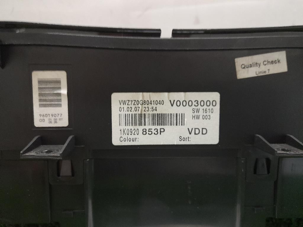 Quadro Strumenti 1K0920853P Volkswagen GOLF V 2004