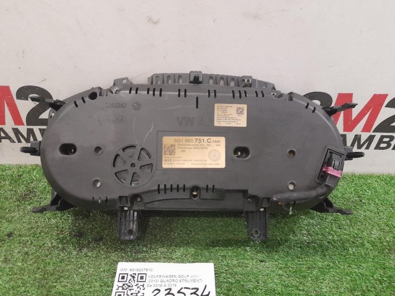 Quadro Strumenti 5G1920751C Volkswagen GOLF VII 2013
