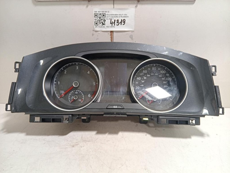 Quadro Strumenti 5G1 920 941 D Volkswagen GOLF VII 2017