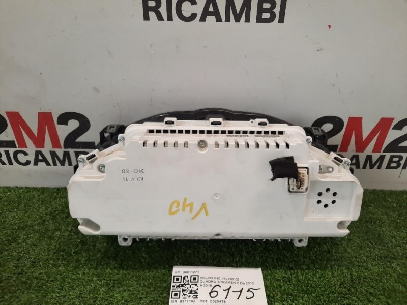 Quadro Strumenti 36011271 Volvo V40 II 2012