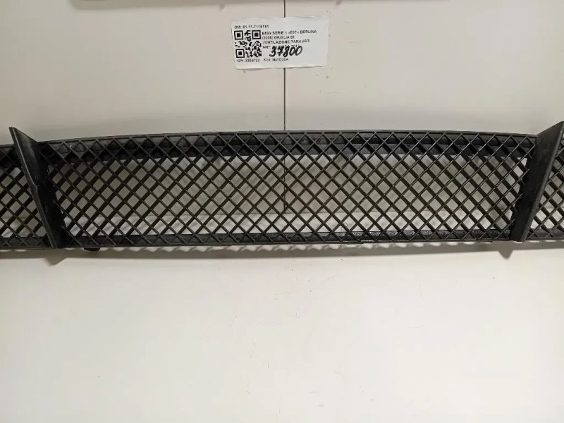 Griglia DI Ventilazione Paraurti INF ANT 5111-7118161 Bmw Serie 1 E87 Berlina 2005