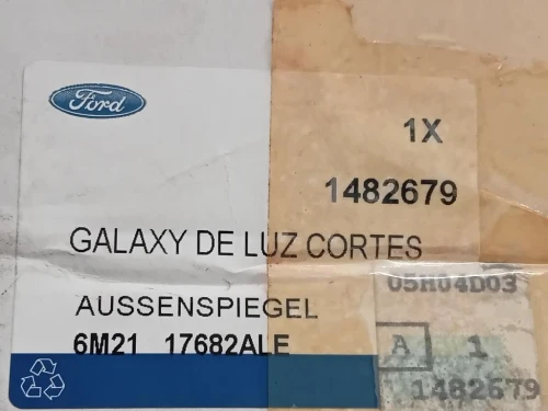 Retrovisore Esterno ANT DX 6M21 17682LE Ford C-max III 2015