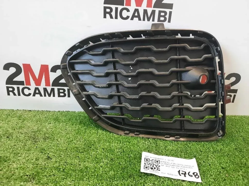 Griglia DI Ventilazione Paraurti INF ANT DX 51118056942 Bmw X3 F25 2014