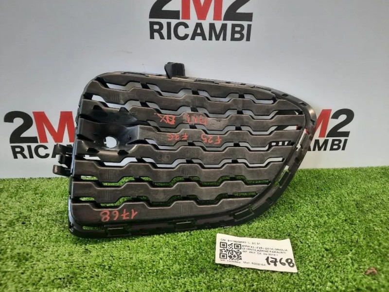 Griglia DI Ventilazione Paraurti INF ANT DX 51118056942 Bmw X3 F25 2014